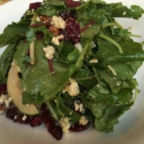 Gluten-free salad with cranberries from Madison Square Tavern